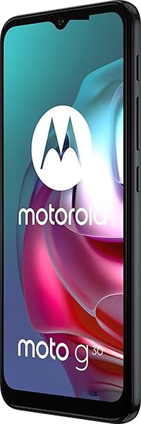 Handy Motorola Moto G30 4GB/128GB schwarz Seitlicher Anblick