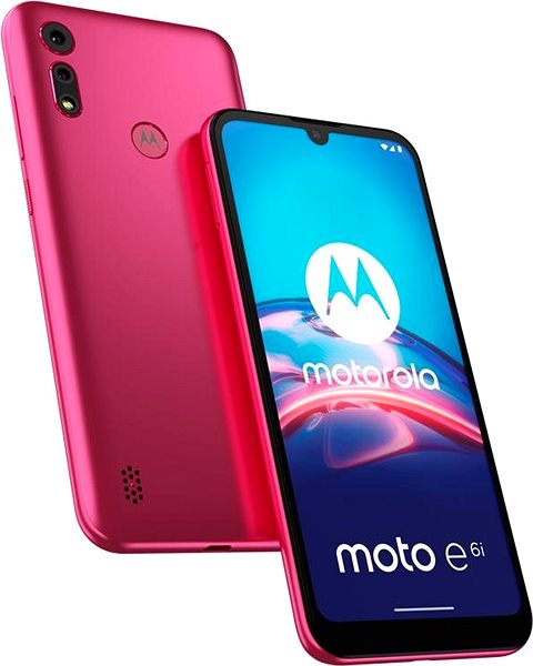 Handy Motorola Moto E6i - pink Lifestyle