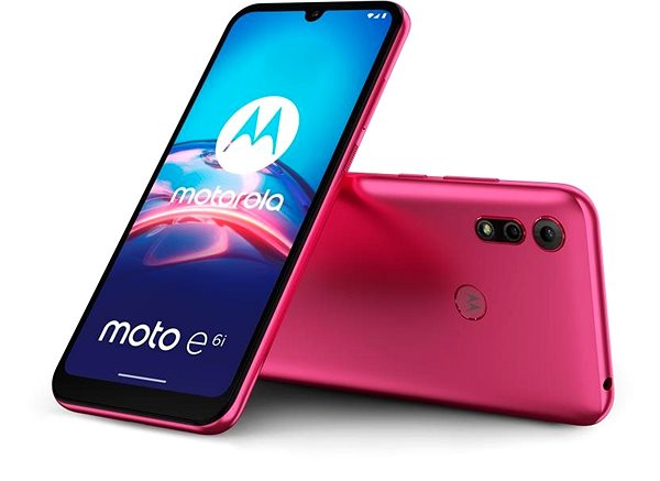 Handy Motorola Moto E6i - pink Lifestyle 2