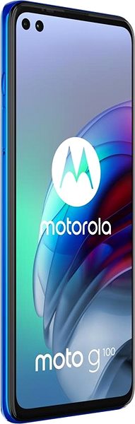 Mobiltelefon Motorola Moto G100 Oldalnézet