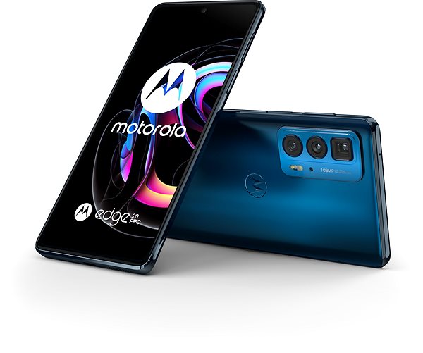 Mobile Phone Motorola EDGE 20 Pro 256GB Turquoise Lifestyle 2