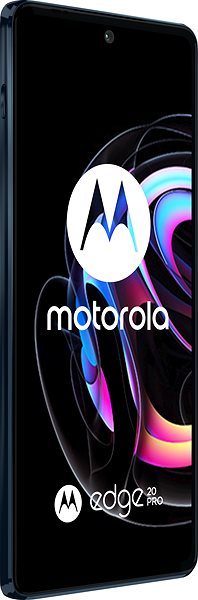 Handy Motorola EDGE 20 Pro 256 GB - türkis Seitlicher Anblick
