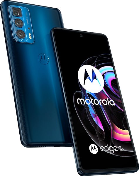 Handy Motorola EDGE 20 Pro 256 GB - türkis Lifestyle
