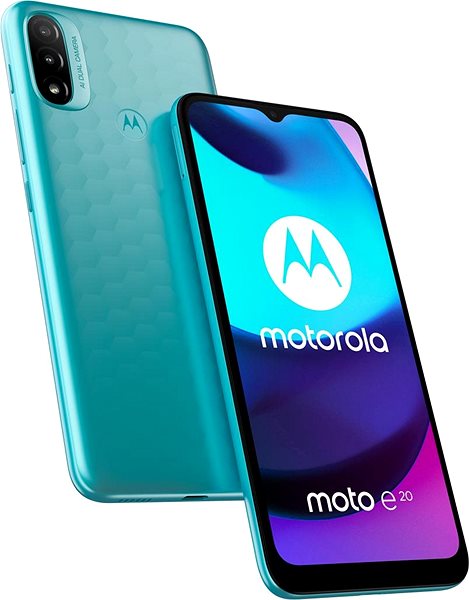 Mobile Phone Motorola Moto E20 Blue Lifestyle
