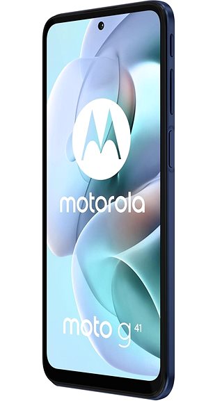 Handy Motorola Moto G41 4GB/128GB Schwarz Seitlicher Anblick