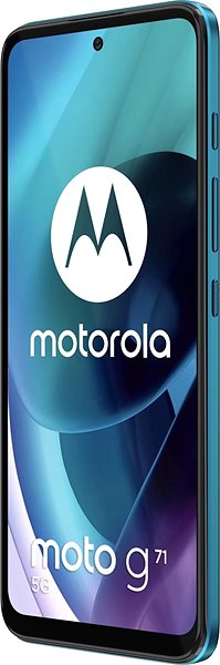 Mobilní telefon Motorola Moto G71 5G zelená Boční pohled
