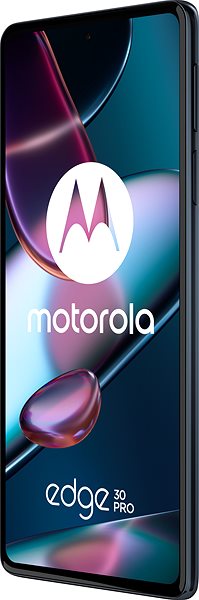 Mobile Phone Motorola Moto Edge 30 Pro Stylus blue Lateral view