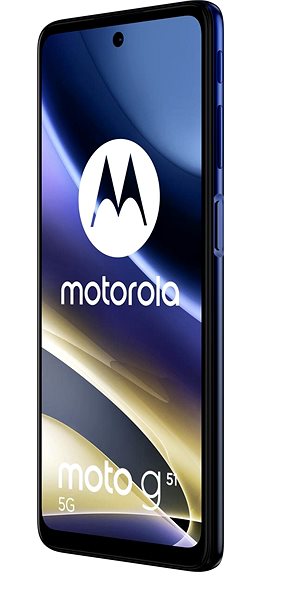 Mobile Phone Motorola Moto G51 5G blue Lateral view