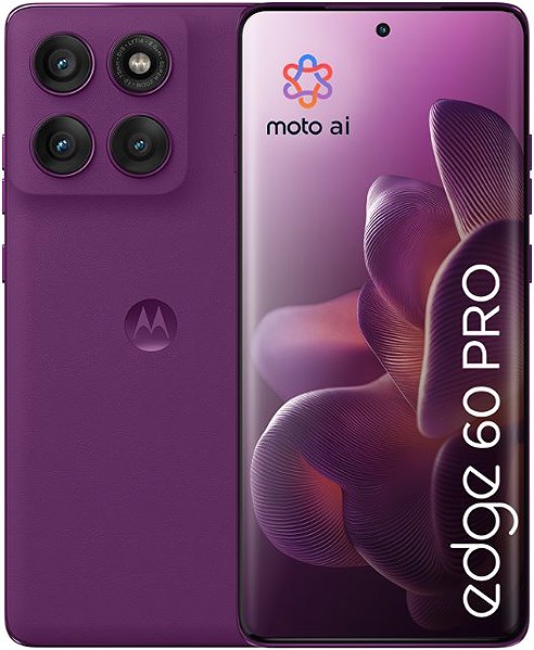 Handy Motorola Edge 60 Pro 8 GB / 256 GB Pantone Sparkling Grape (purple) ...