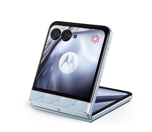 Mobiltelefon Motorola Razr 60 8GB/256GB + Moto Buds Loop Pantone ICE Melt Crystal by Swarovski® ...