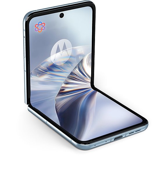 Mobiltelefon Motorola Razr 60 8GB/256GB + Moto Buds Loop Pantone ICE Melt Crystal by Swarovski® ...