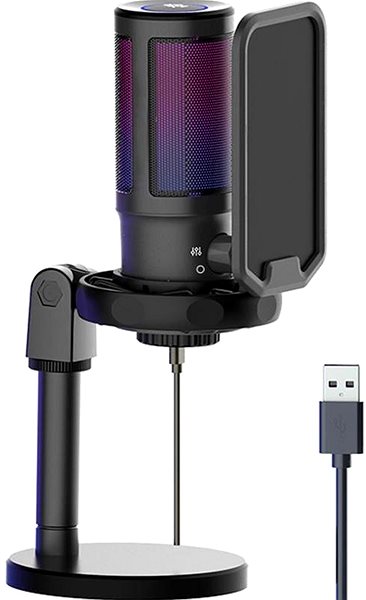 Mikrofon Sandberg USB-Streaming-Mikrofon, RGB ...