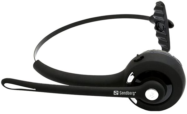 Bezdrôtové slúchadlá Sandberg PC Bluetooth Office Headset mono čierne Bočný pohľad