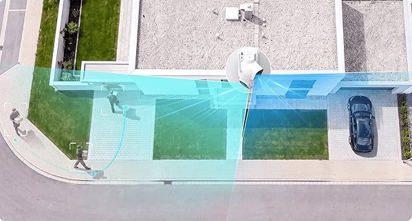 Überwachungskamera SONOFF CAM Outdoor DUO Dual Lens Outdoor Smart Security Camera Hub CAM-C44HE (EU-Typ) ...