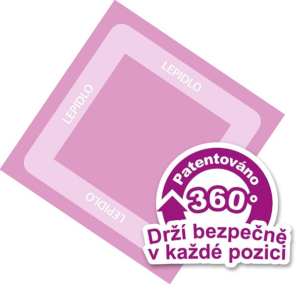 Poznámkový bloček STICK´N 360°, 76 × 127 mm, modrý, 100 lístkov ...