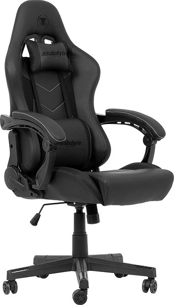 Gamer szék SNAKEBYTE GAMING:SEAT EVO fekete Oldalnézet