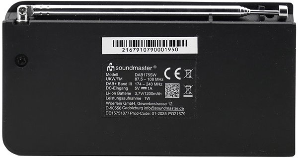 Radio Soundmaster DAB175SW ...