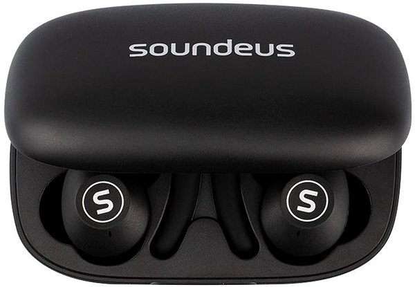 Vezeték nélküli fül-/fejhallgató Soundeus Fortis 5S 2 Black ...