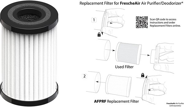 Filter do čističky vzduchu Scosche náhradný Hepa filter ...