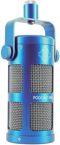 Microphone SONTRONICS Podcast PRO Blue Lateral view