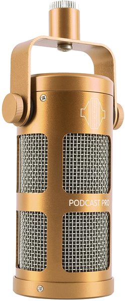 Mikrofon SONTRONICS Podcast PRO Gold Seitlicher Anblick