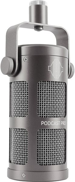 Mikrofón SONTRONICS Podcast PRO Grey Bočný pohľad