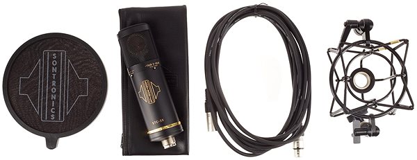 Mikrofón SONTRONICS STC-3X Pack Black Obsah balenia