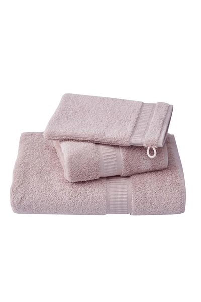 Uterák Soft Cotton darčeková súprava uteráka, osušky a umývacej špongie Nora, 3 ks, fialová/lila ...