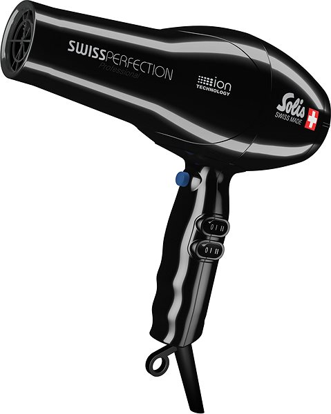 Hair Dryer Solis Swiss Perfection, Black Lateral view