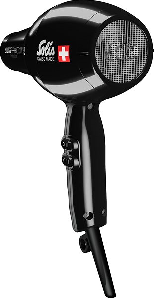 Hair Dryer Solis Swiss Perfection, Black Lateral view