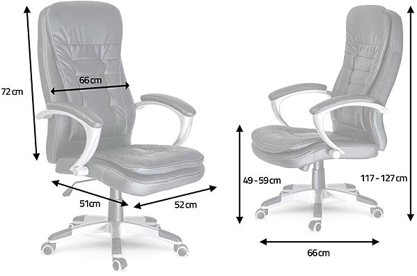SOFOTEL 322 Swivel Office Chair, Black.