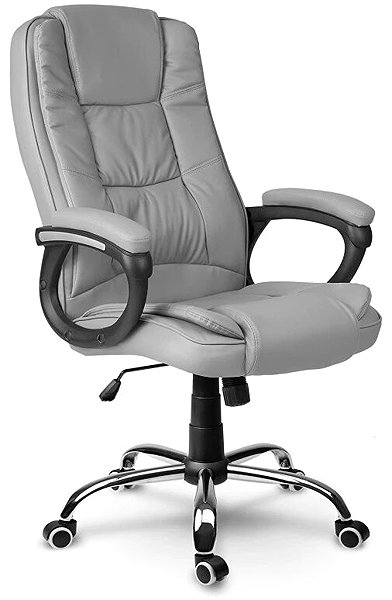 Office Armchair Sofotel 2436 Office armchair Porto, eco leather, grey ...