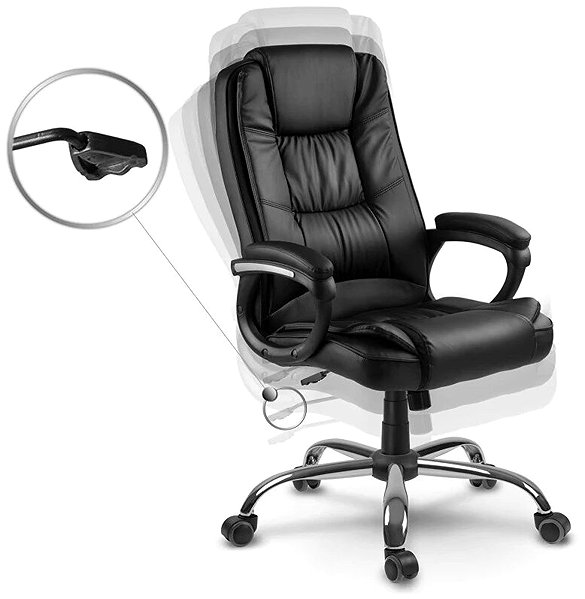 SOFOTEL 2435 Porto office chair, faux leather, black .