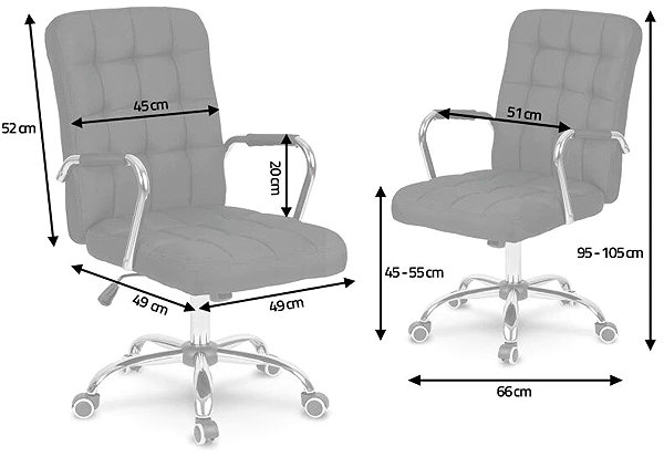 Office Chair Sofotel 2432 Office armchair Benton, fabric, black ...