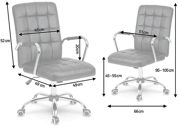 Office Chair Sofotel 2430 Office armchair Benton, eco leather, black ...