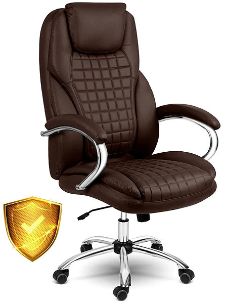 Office Armchair Sofotel 240802 Office armchair Batory, eco leather, brown ...