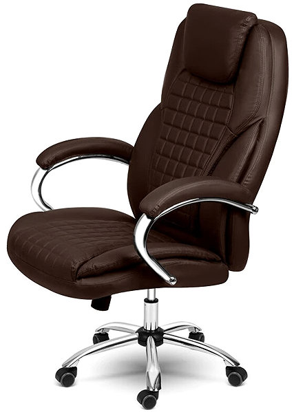 Office Armchair Sofotel 240802 Office armchair Batory, eco leather, brown ...