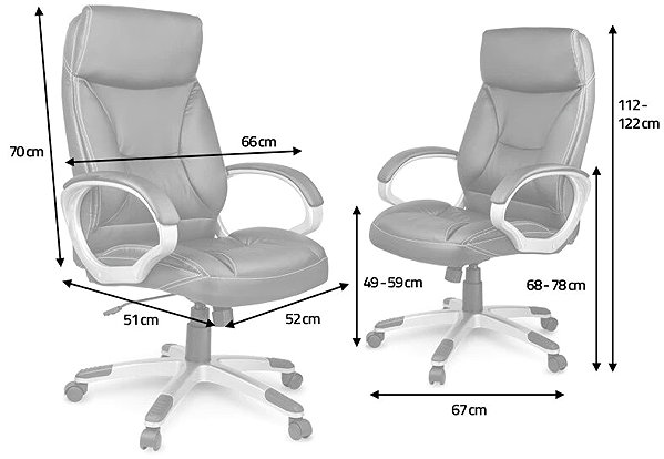Office Armchair Sofotel EG-223 Office armchair, eco leather, black ...