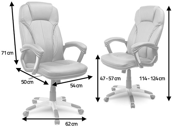 Office Armchair Sofotel 2220 Office armchair, eco-leather, black ...