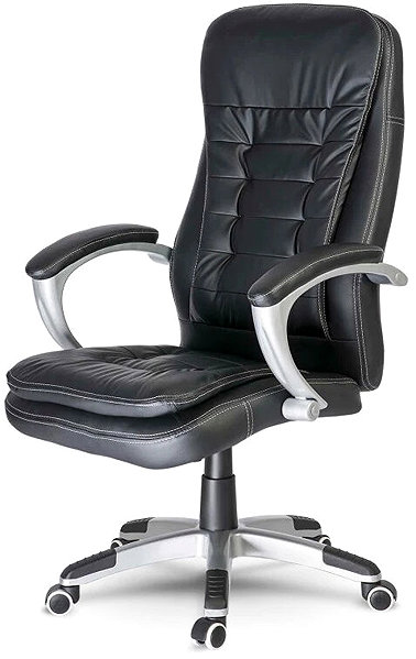 SOFOTEL 2180 Toronto faux leather office chair, black.