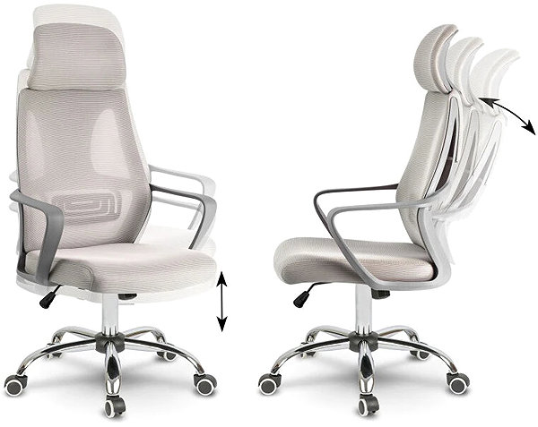 Office Chair Sofotel 2295 Office chair Praga, light grey ...