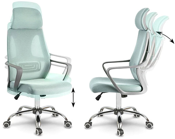 Office Chair Sofotel 2294 Office chair Praga, light blue ...