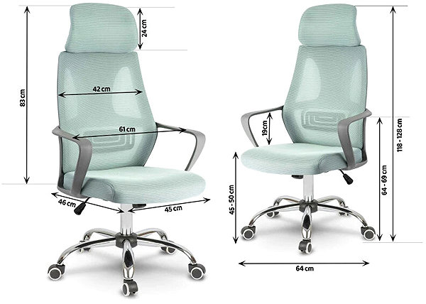 Office Chair Sofotel 2294 Office chair Praga, light blue ...