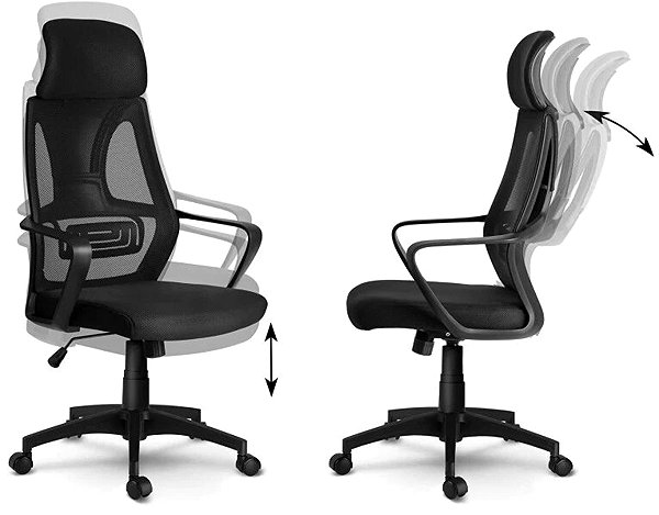 Office Chair Sofotel 2290 Office chair Praga, black ...