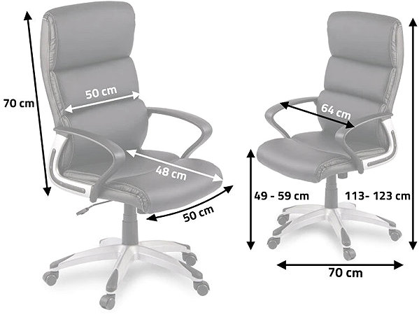 Office Armchair Sofotel EG-228 Office armchair, eco leather, black ...