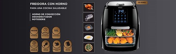 Deep Fryer SOGO SS-10465 Smart Oven 3-in-1 Features/technology