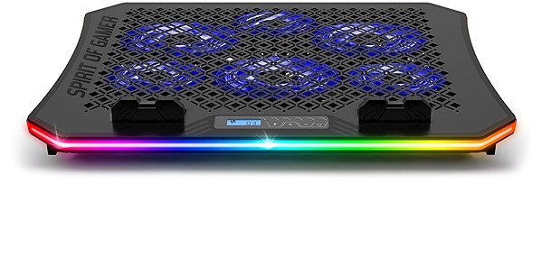 Spirit of Gamer AIRBLADE 1200 RGB laptop cooling pad.