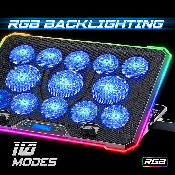 Laptop hűtő Spirit of Gamer AIRBLADE 1300 RGB SOG-VE1300RGB ...
