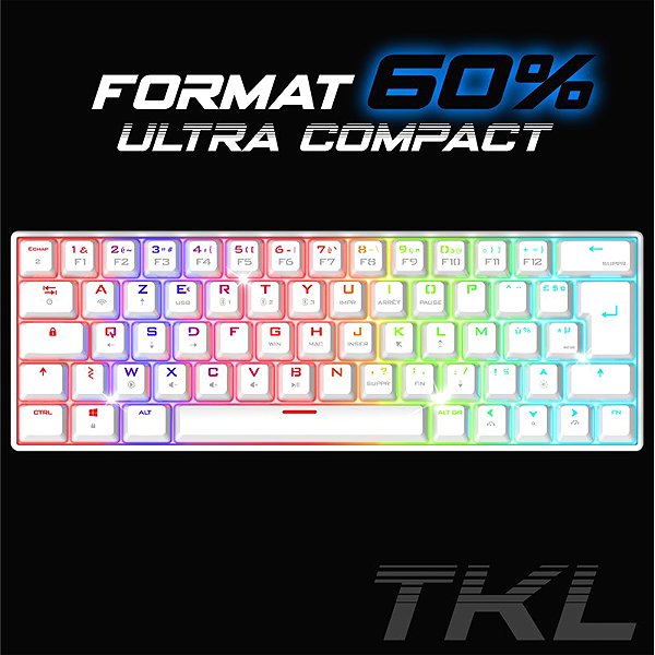 Gaming Keyboard Spirit of Gamer XPERT K200 Feher -HU ...