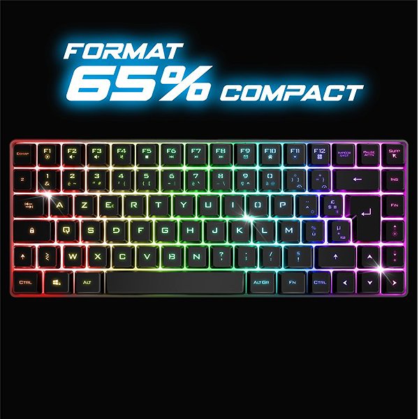 Spirit of Gamer - ELITE K70 Fekete -HU gaming keyboard.